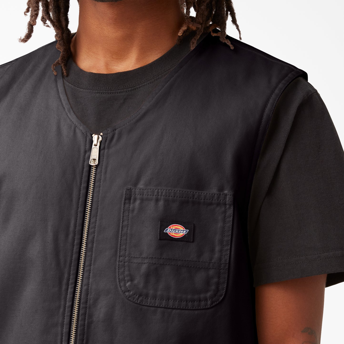 Dickies Duck Vest - Stonewashed Black