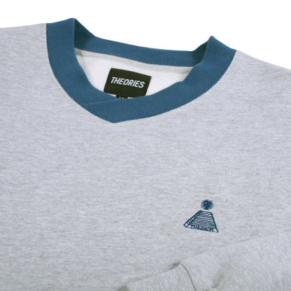 Theories Backcourt Crewneck - Ash