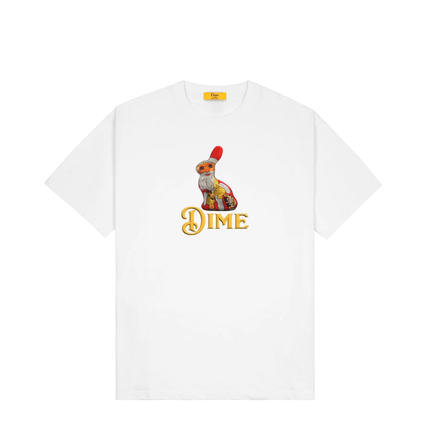 Dime Santa Bunny Tee - White