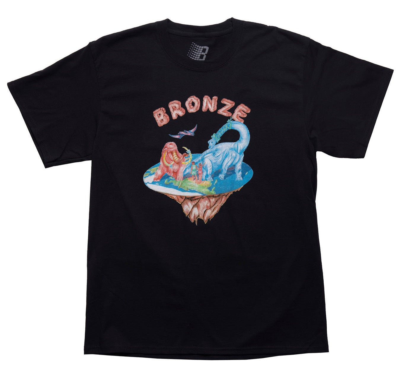 Bronze 56K Flat Earth Tee - Black