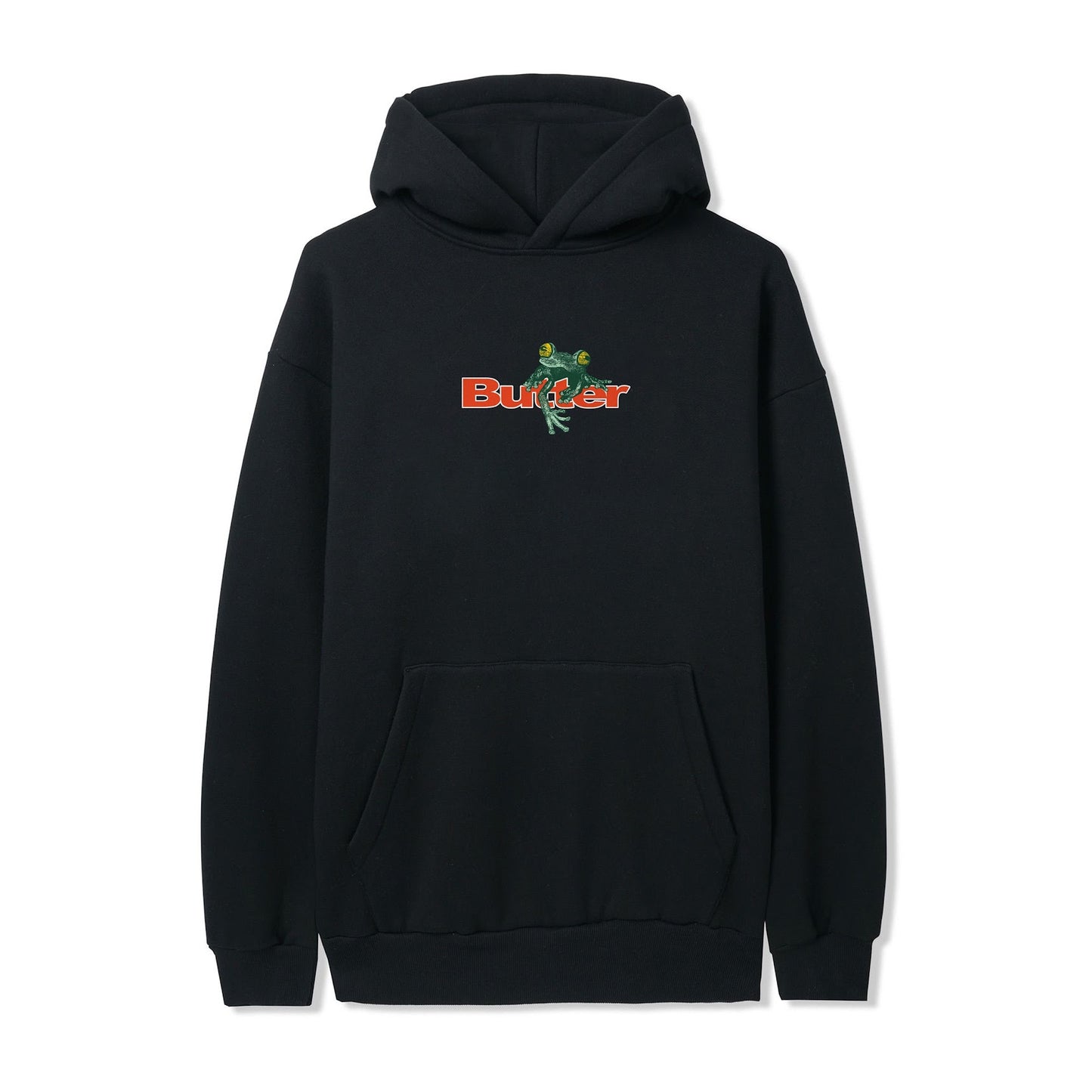 Butter Goods Tree Frog Logo Pullover Hoodie - Black