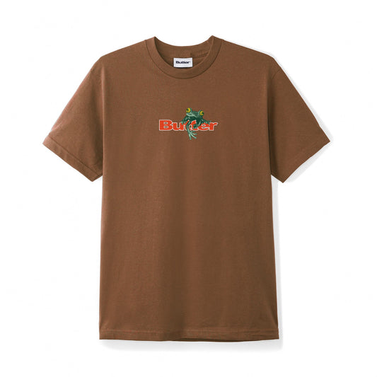 Butter Goods Tree Frog Logo Tee - Oak Brown