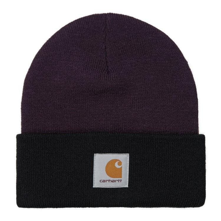 Carhartt WIP Triple Beanie - Tawny/Dark Iris/Black