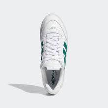 Load image into Gallery viewer, Adidas Tyshawn Low - Cloud White/Collegiate Green/Gold Metallic