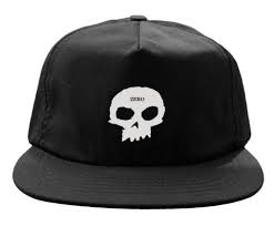 Zero Single Skull Hat - Black