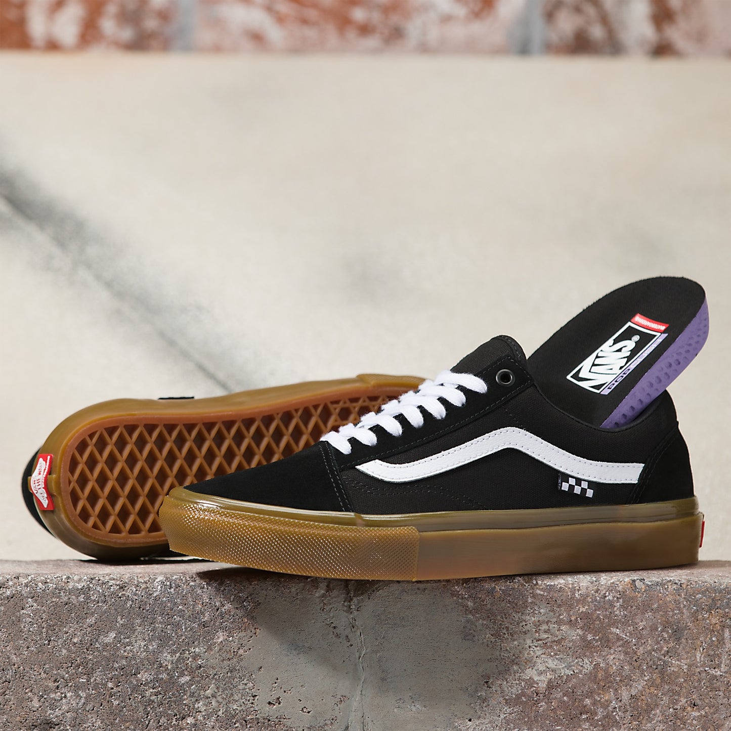 Vans Skate Old Skool - Black/Gum