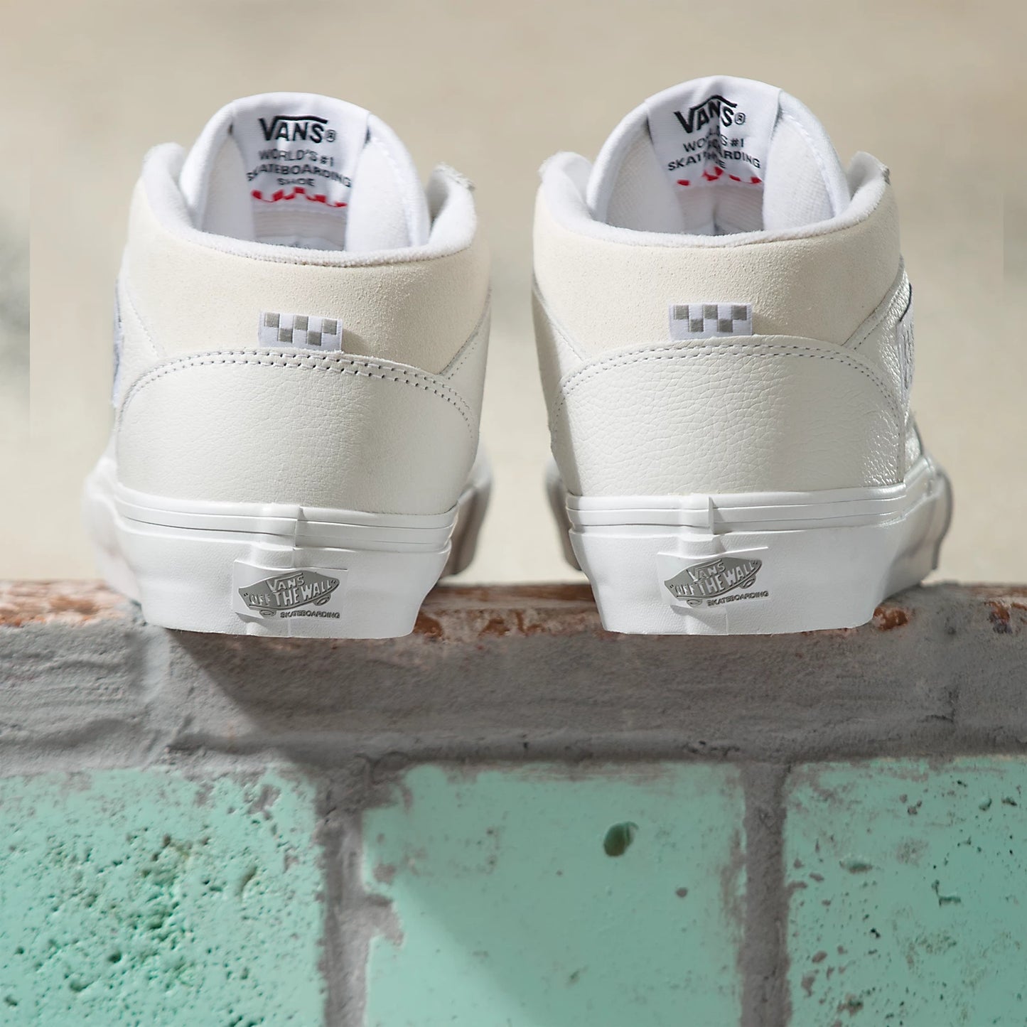 Vans Daz Skate Half Cab - White/White