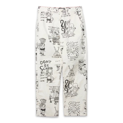 Vans X Daniel Johnston Authentic Chino Pant - Antique White