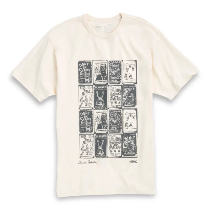 Vans X Daniel Johnston Checkerboard Tee - Antique White