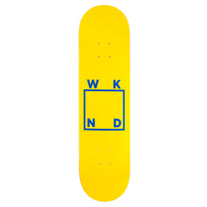 WKND Yellow/Blue Logo Deck - 8.5