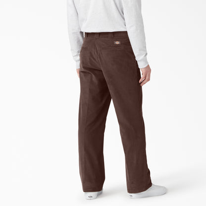 Dickies Flat Front Corduroy Work Pant - Chocolate Brown