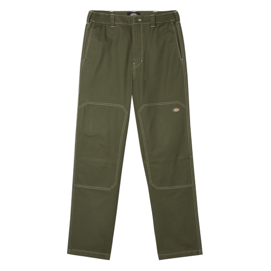 Dickies Florala Double Knee Pant - Military Green