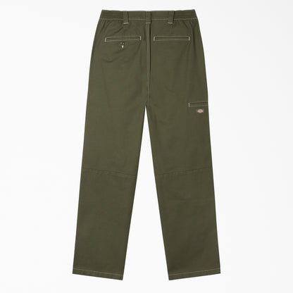 Dickies Florala Double Knee Pant - Military Green