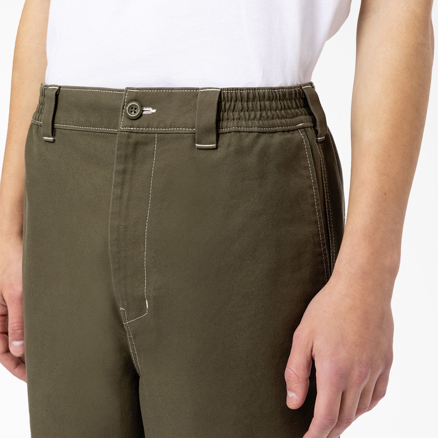 Dickies Florala Double Knee Pant - Military Green