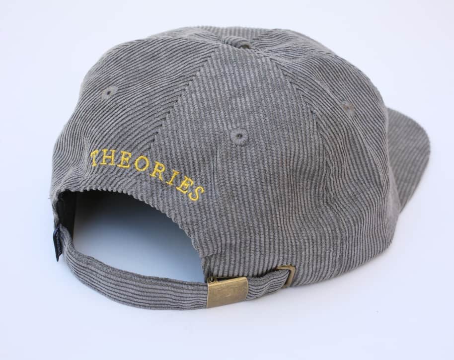 Theories Lantern Corduroy Strapback - Pewter