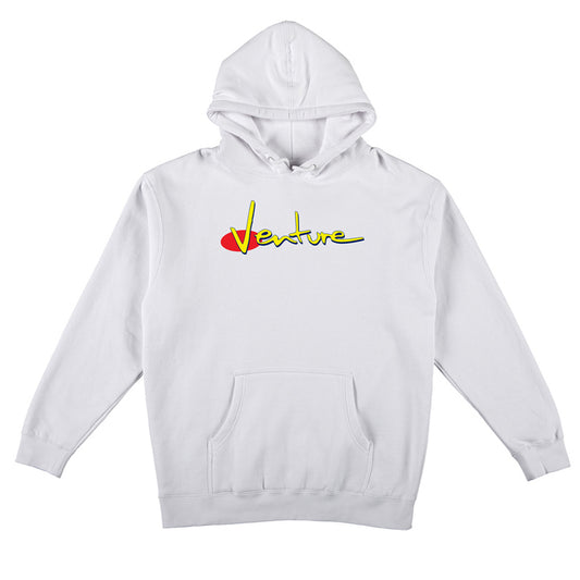 Venture 90's Pullover Hooded Sweatshirt - White