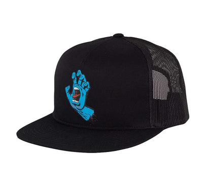 Santa Cruz Screaming Hand Front Trucker Hat - Black