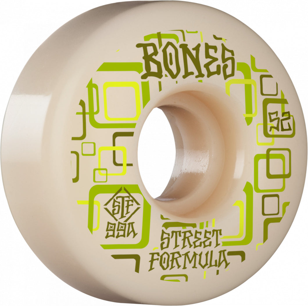 Bones STF Retros Wheels - 99A 52mm V3 Slims