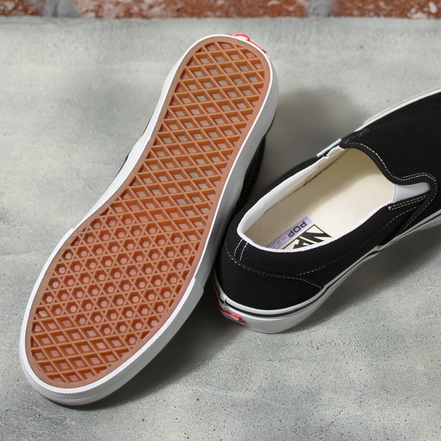 Vans Skate Slip-On - Black/White