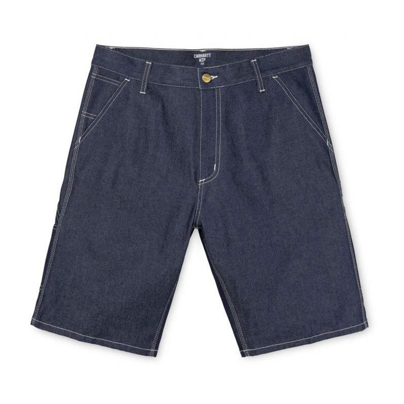 Carhartt WIP Ruck Single Knee Short - Blue Rigid Denim