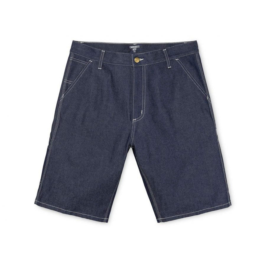 Carhartt WIP Ruck Single Knee Short - Blue Rigid Denim