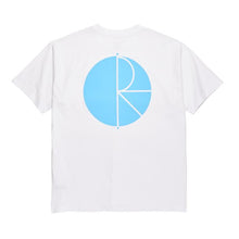 Load image into Gallery viewer, Polar Fill Logo Tee - White/Pool Blue