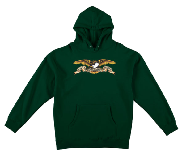 Antihero Eagle Hoodie - Dark Green