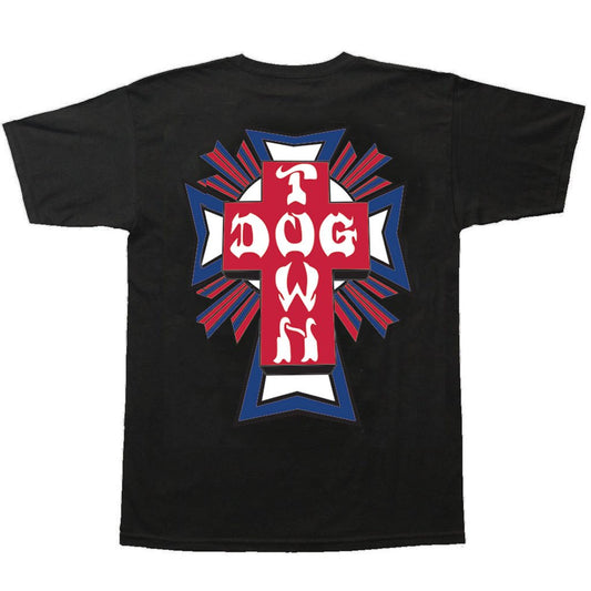 Dogtown USA Cross Logo T-Shirt - Black