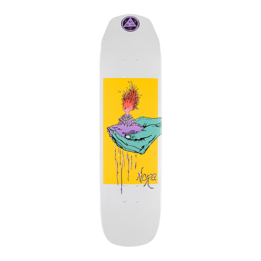 Welcome Nora Vasconcellos Soil on Wicked Princess White Dip Deck - 8.125