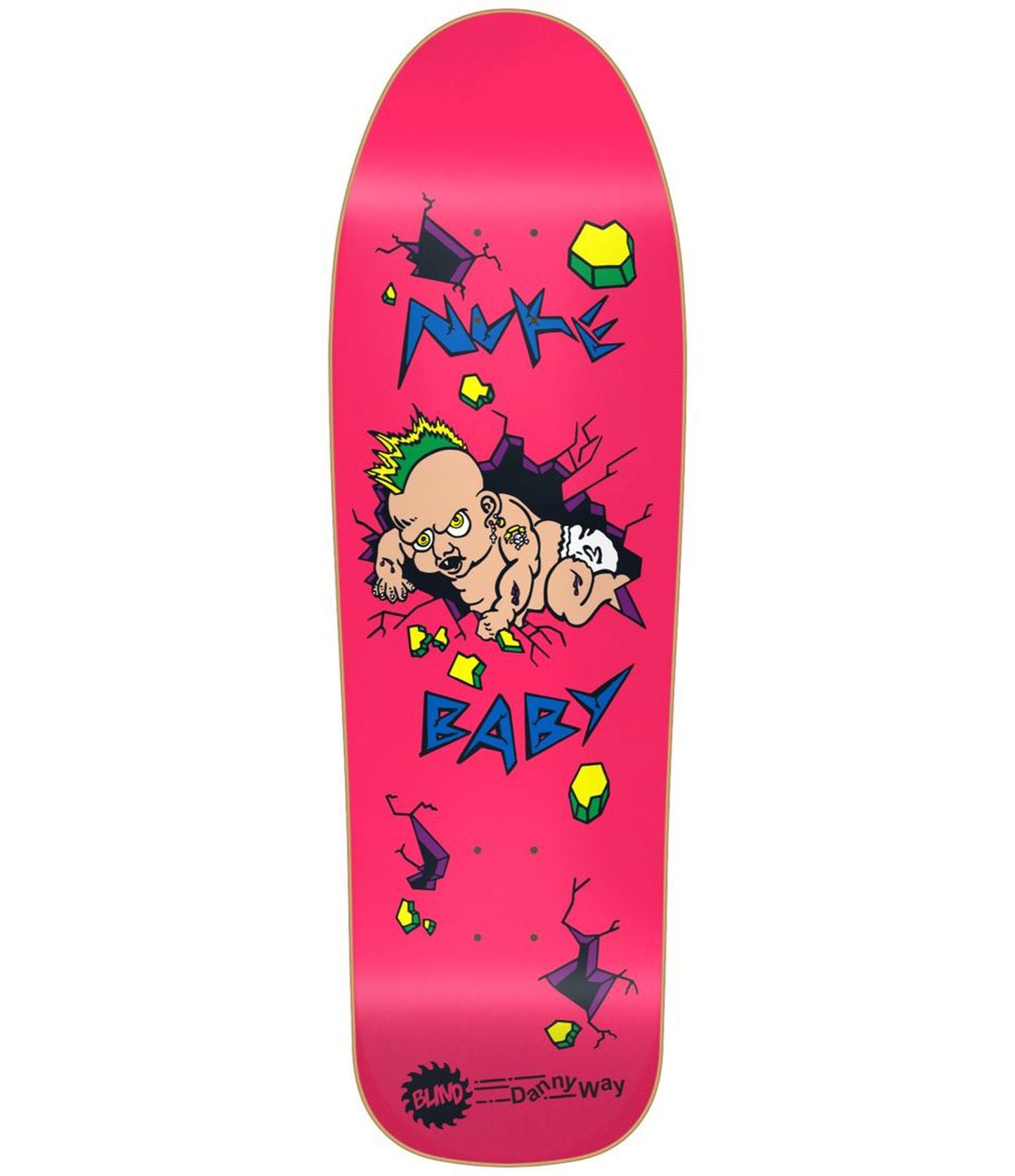 Blind Danny Way Nuke Baby Deck Pink - 9.7