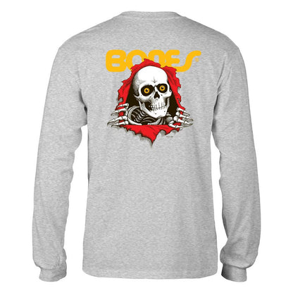 Powell Peralta Ripper Longsleeve - Heather Grey