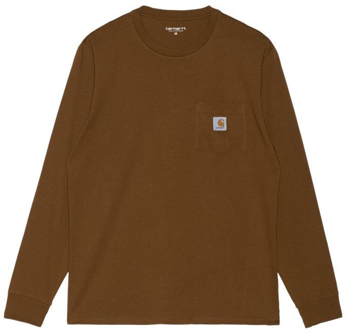 Carhartt WIP Longsleeve Pocket Tee - Tawny