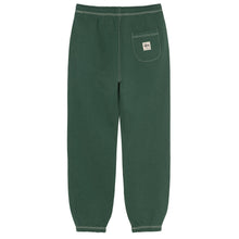 Load image into Gallery viewer, Stussy Contrast Stitch Label Sweatpant - Forest