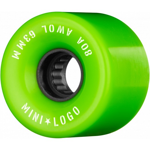 Mini Logo AWOL Cruiser Wheels - Green 63mm 80A
