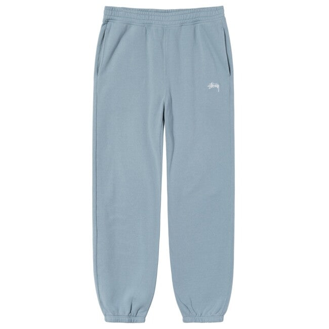 Stussy Stock Logo Fleece Pant - Slate