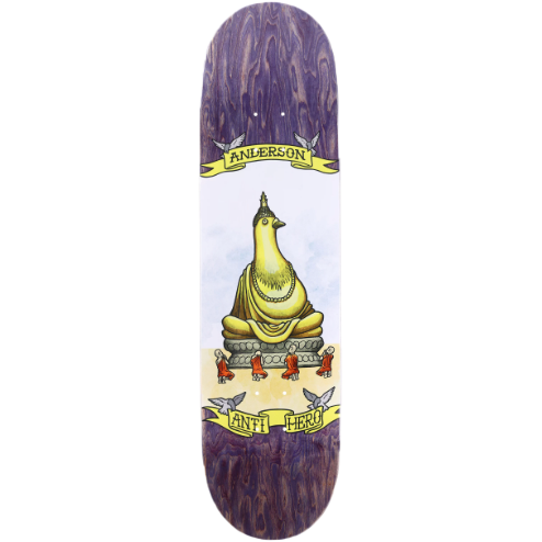 Antihero BA Pigeon Religion Deck - 8.5 – Ninetimes Skateshop