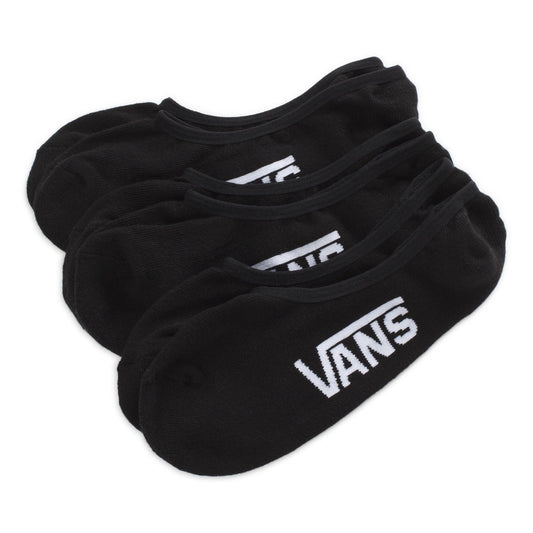 Vans Classic Super No Show Socks 3-Pack - Black