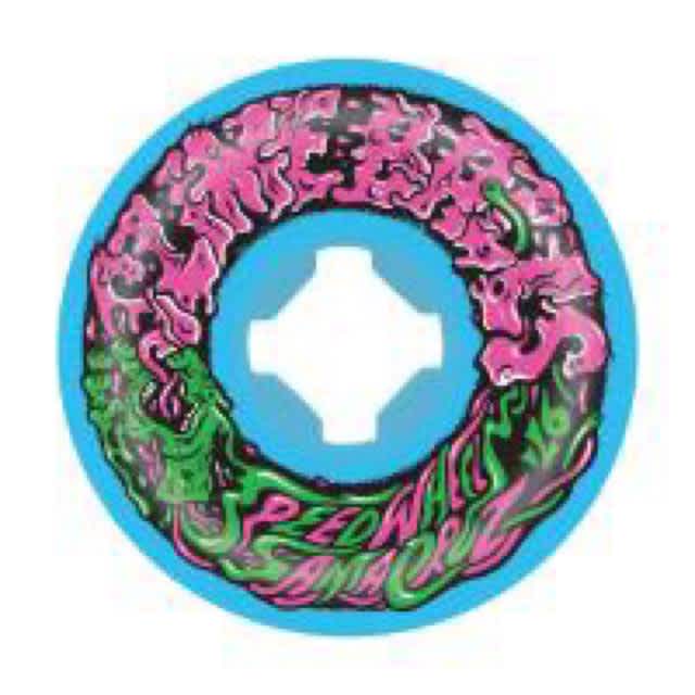 Slime Balls Vomit Mini II Blue Wheels - 97A 53mm