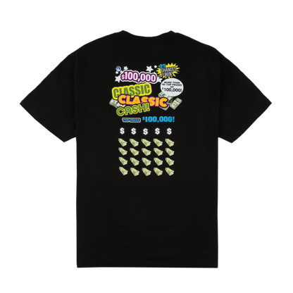 Classic Grip Scratch Ticket Tee - Black