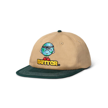 Butter Goods Blindfold 6 Panel Cap - Khaki/Forest