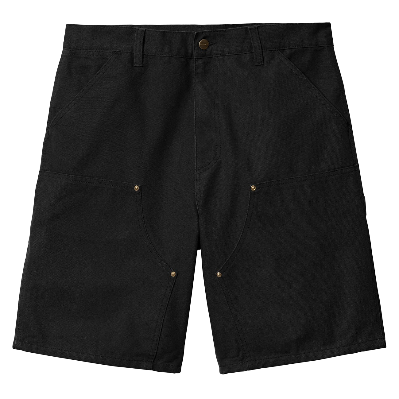 Carhartt WIP Double Knee Short - Black Rinsed