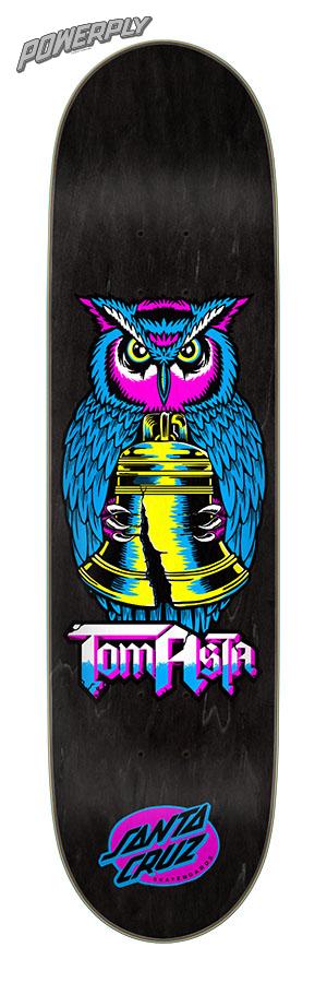 Santa Cruz Asta Night Owl Deck - 8.0 x 31.5
