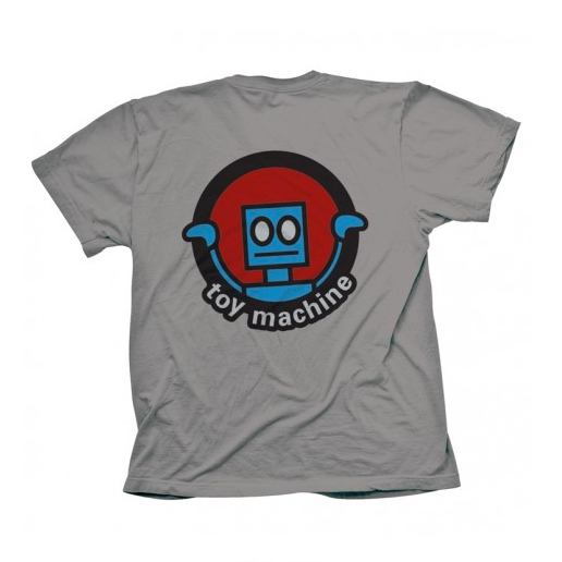 Toy Machine Robot Tee - Silver