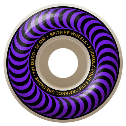 Spitfire Formula Four Classic Swirl Wheels - 101D 58mm