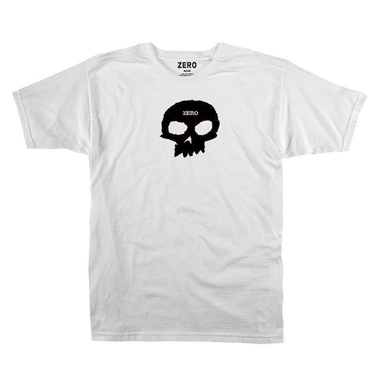 Zero Single Skull Tee - White