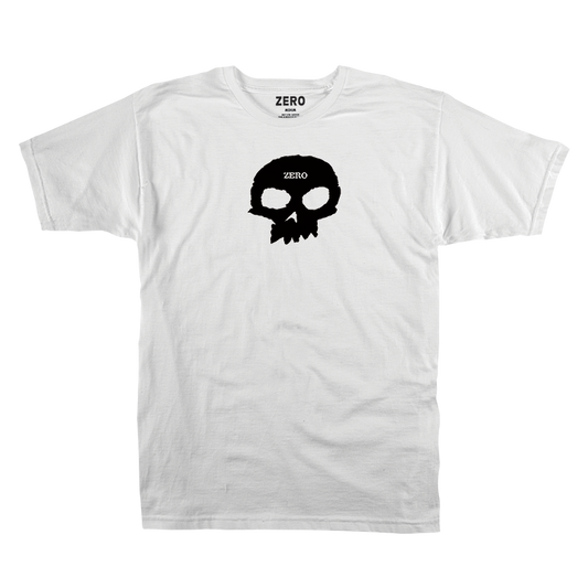 Zero Single Skull Tee - White