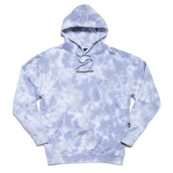 The Quiet Life Origin Embroidered Hoodie - Blue Tie Dye