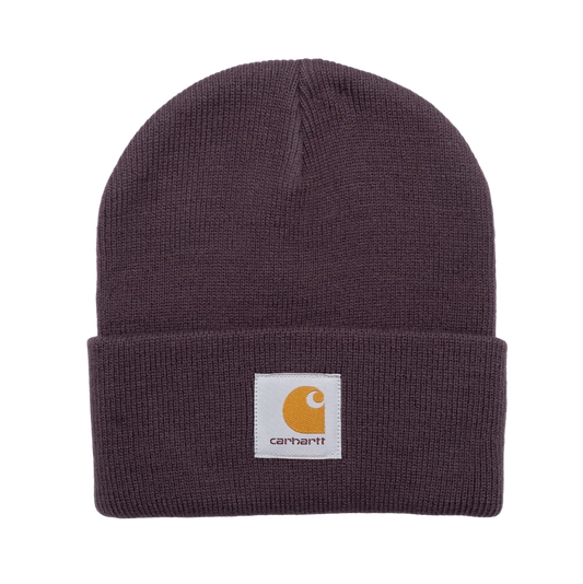 Carhartt WIP Short Watch Beanie - Dark Plum