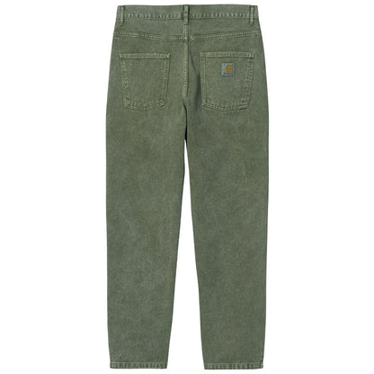 Carhartt WIP Newel Pant - Dollar Green Worn Washed