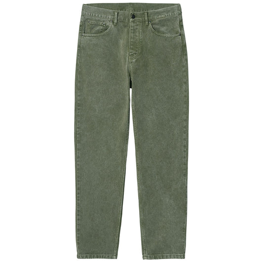 Carhartt WIP Newel Pant - Dollar Green Worn Washed